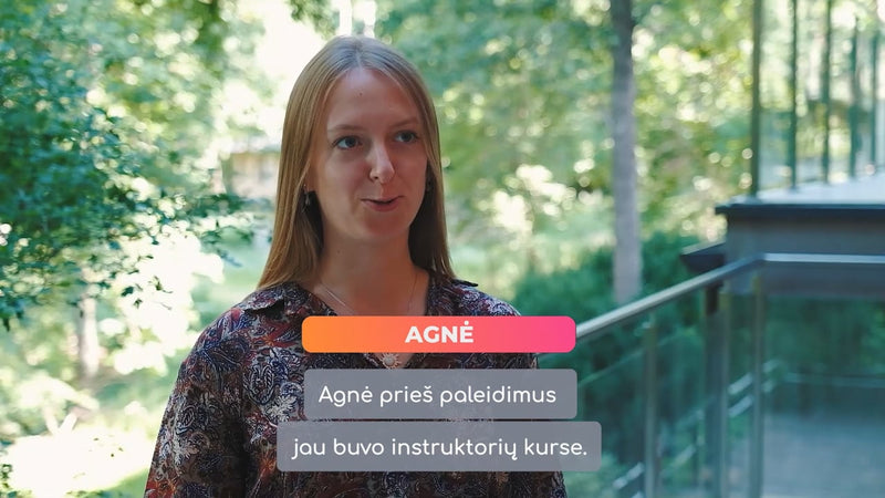 Žiūrėti: Agnė po stovyklos