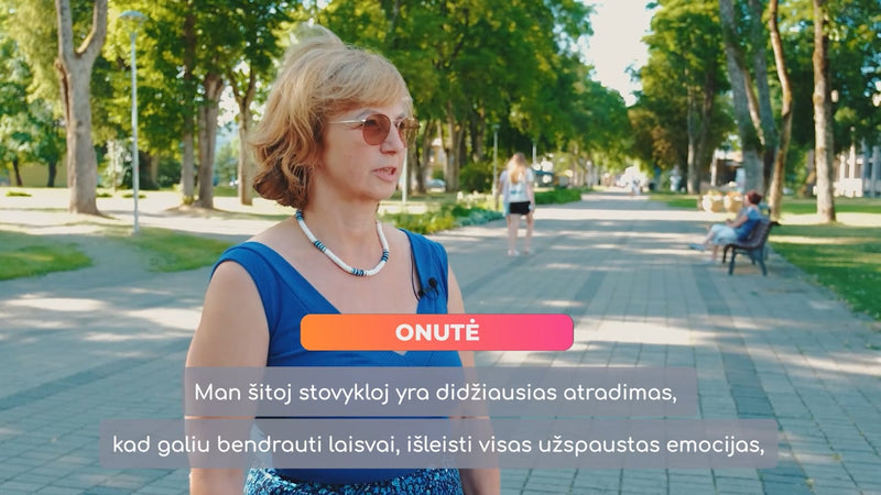 Žiūrėti: Gintarė po stovyklos