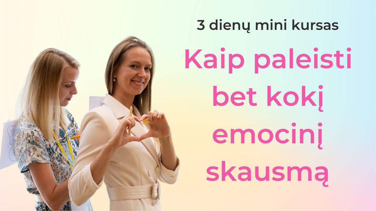 Kaip paleisti bet kokį emocinį skausmą