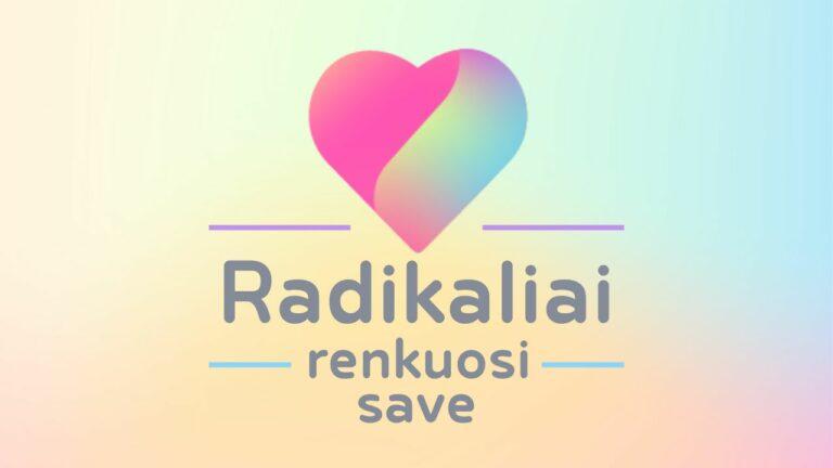 Radikaliai Renkuosi Save