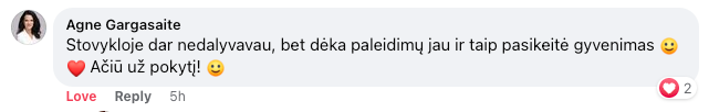 Agnės atsiliepimas